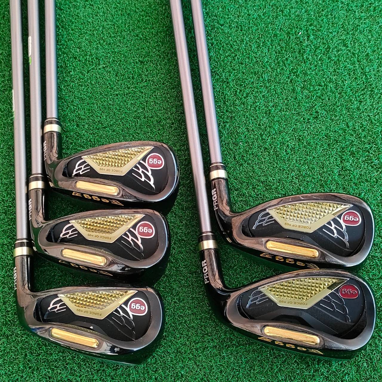 ชุดเหล็ก PRGR EGG FORCE OF EGG มีเหล็ก 7 8 9 เเละ AW PW เหล็ก SUPER พรีเมี่ยม