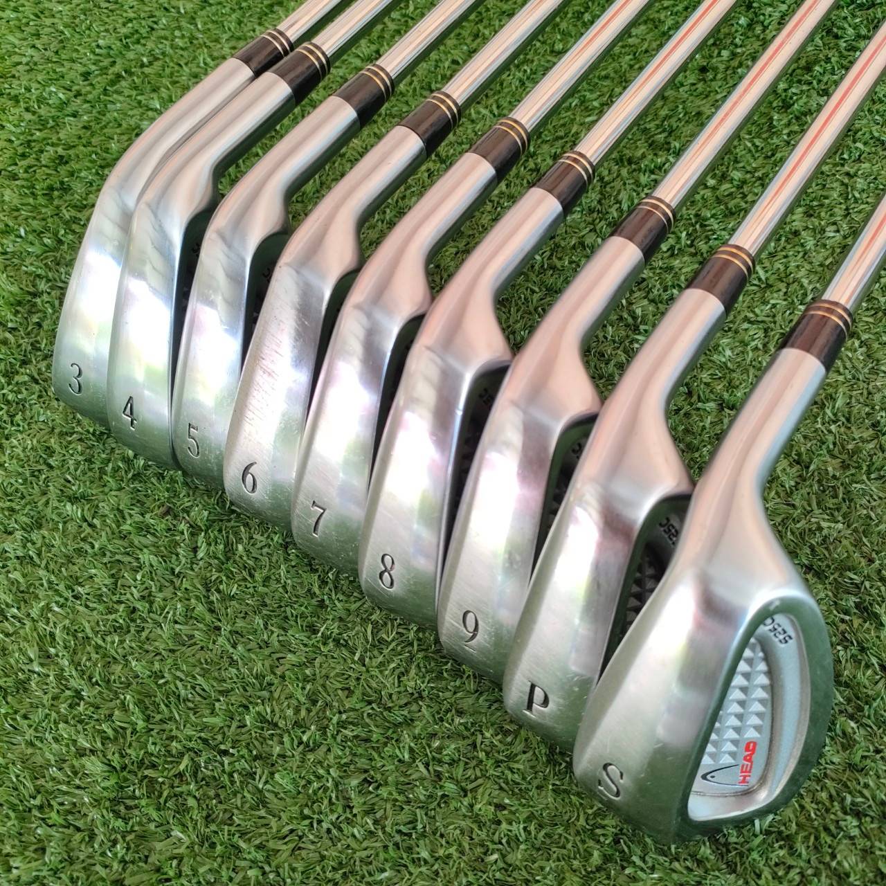 ชุดเหล็ก HEAD S25C มีเหล็ก 3-9 เเละ PW SW ก้าน NS.PRO 950 GH FLEX R สภาพสวย หัวเป็นวัสดุ FORGED สุดพรีเมี่ยม!! ไม้กอล์ฟมือสอง ของแท้ BY NakaraLuxurious