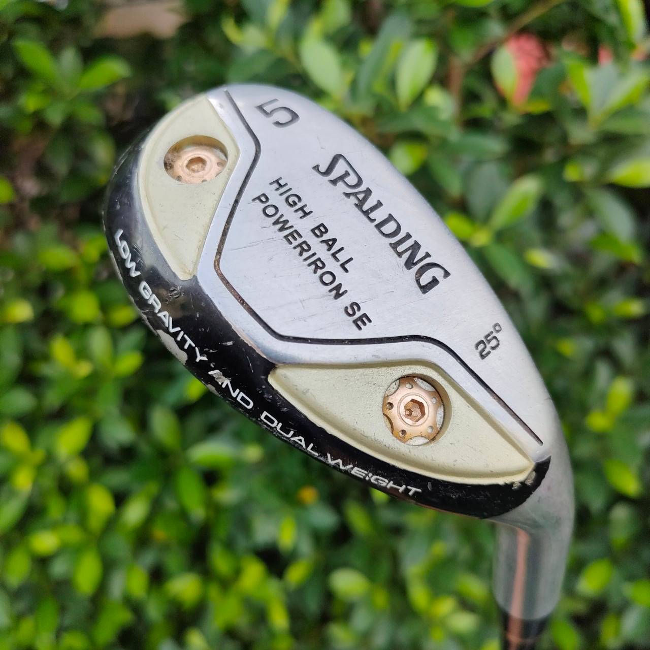HYBRID 5 SPALDING HIGH BALL POWERIRON SE องศา 25 ก้าน SPALDING FLEX R รูปทรงไม่ใหญ่มาก น่าตี
