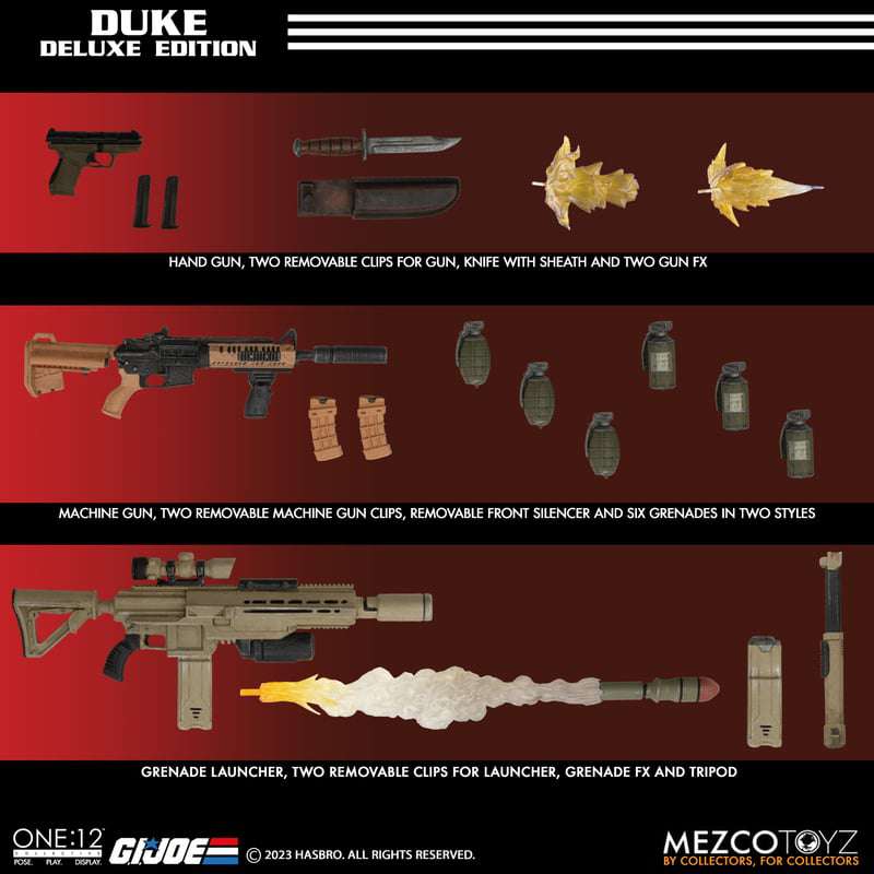 [สั่งจอง]Mezco toyz One:12 Collective G.I.Joe - Luke Deluxe Edition