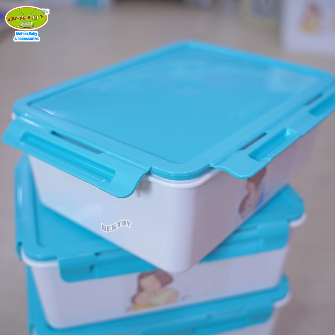 Nanny แนนนี่ กล่องเก็บของเอนกประสงค์ ขนาด 5 ลิตร ลาย Munin (มุนิน) 186MU