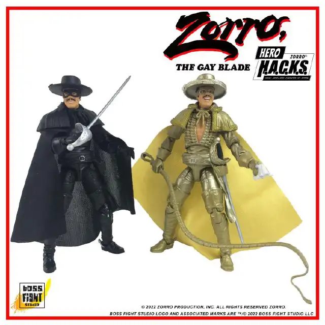 [สั่งจอง] BOSS FIGHT STUDIO 1/18 : HERO H.A.C.K.S. ZORRO ACTION FIGURE - ALEJANDRO MURRIETA