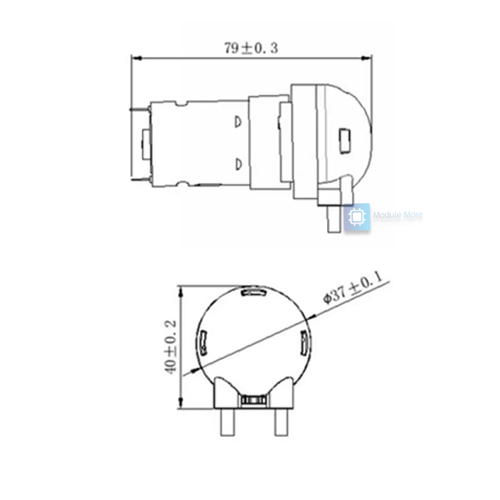 ปั้มดูดสารเคมี 12V/24V 1-100mL/min Peristaltic pump with food grade silicone