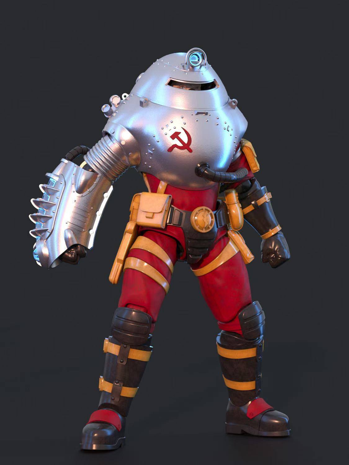 [พร้อมส่ง] Border Model BA-001 1/12 : TESLA TROOPER (16.5Cm) (โมเดลคิท ต้องนำไปประกอบ)