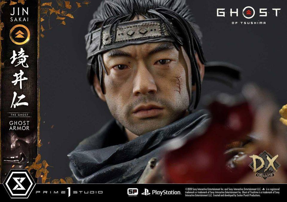 [สั่งจอง]Prime 1 Studio UPMGHOT-01DX : Ghost of Tsushima Jin Sakai, The Ghost - Ghost Armor [Deluxe Version]