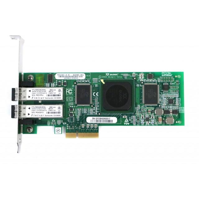 QLogic 0dh226 Rev a00 Network Card Fibre Channel PCIe x4 isp2432 e-g900-05-3617 ขายาว