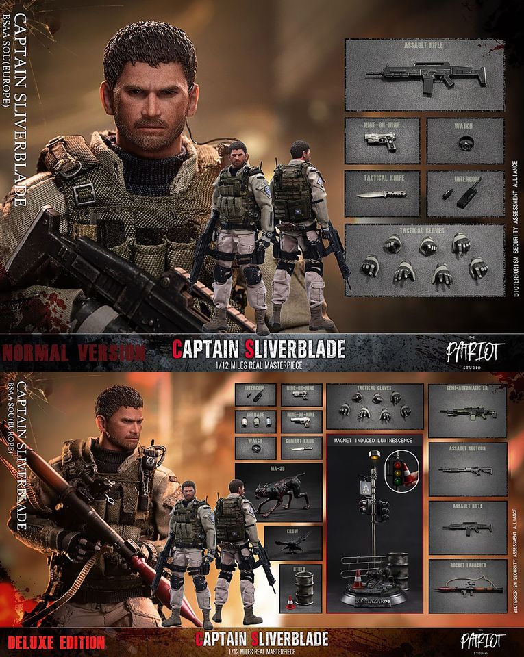 [สั่งจอง]Patriot Studio 1/12 : Resident Evil 6 - Chris