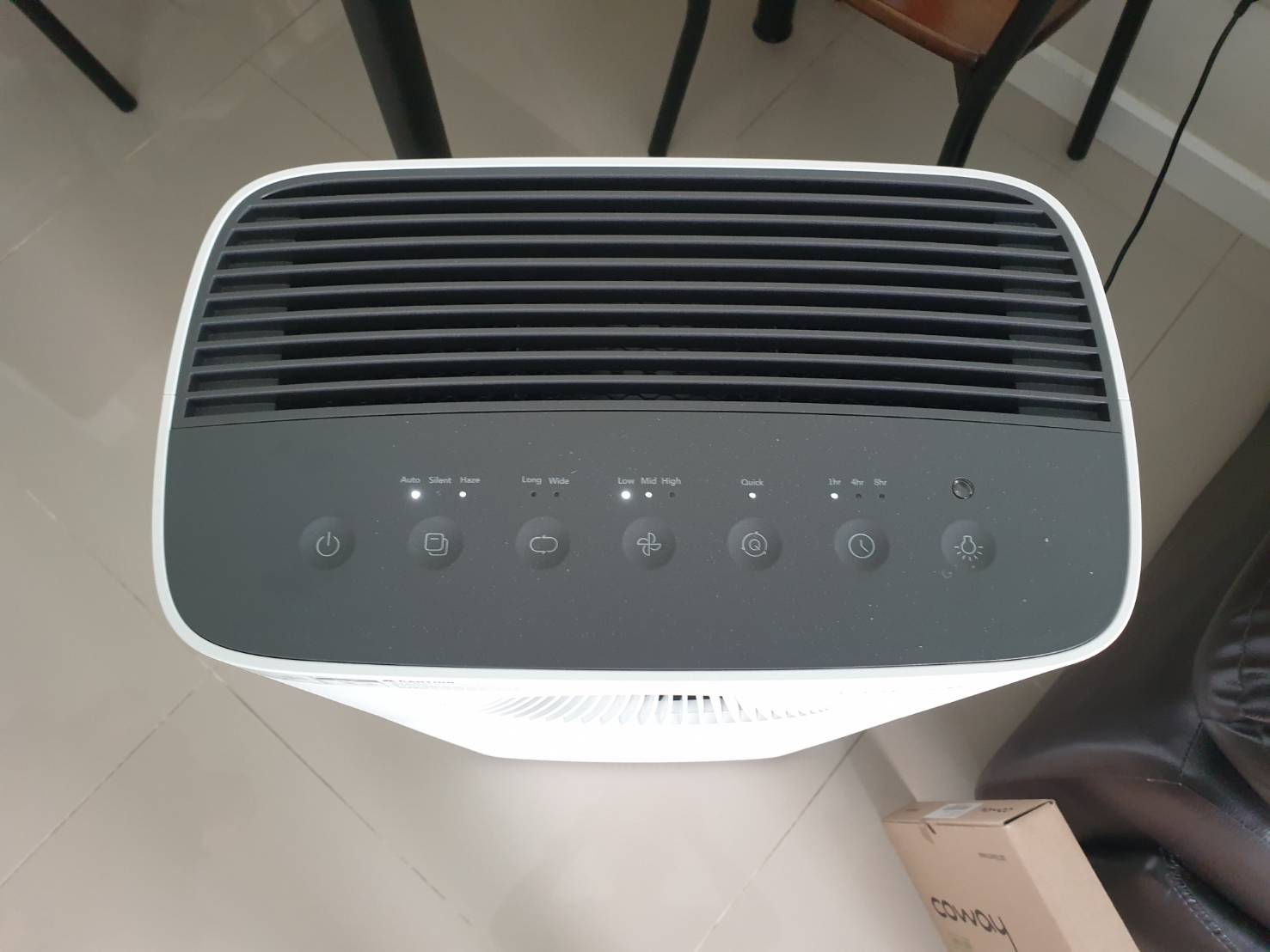 เครื่องกรองอากาศ coway ap-1516D สภาพใหม่มาก แถม ไส้กรองใหม่ ให้ 1 แผ่น