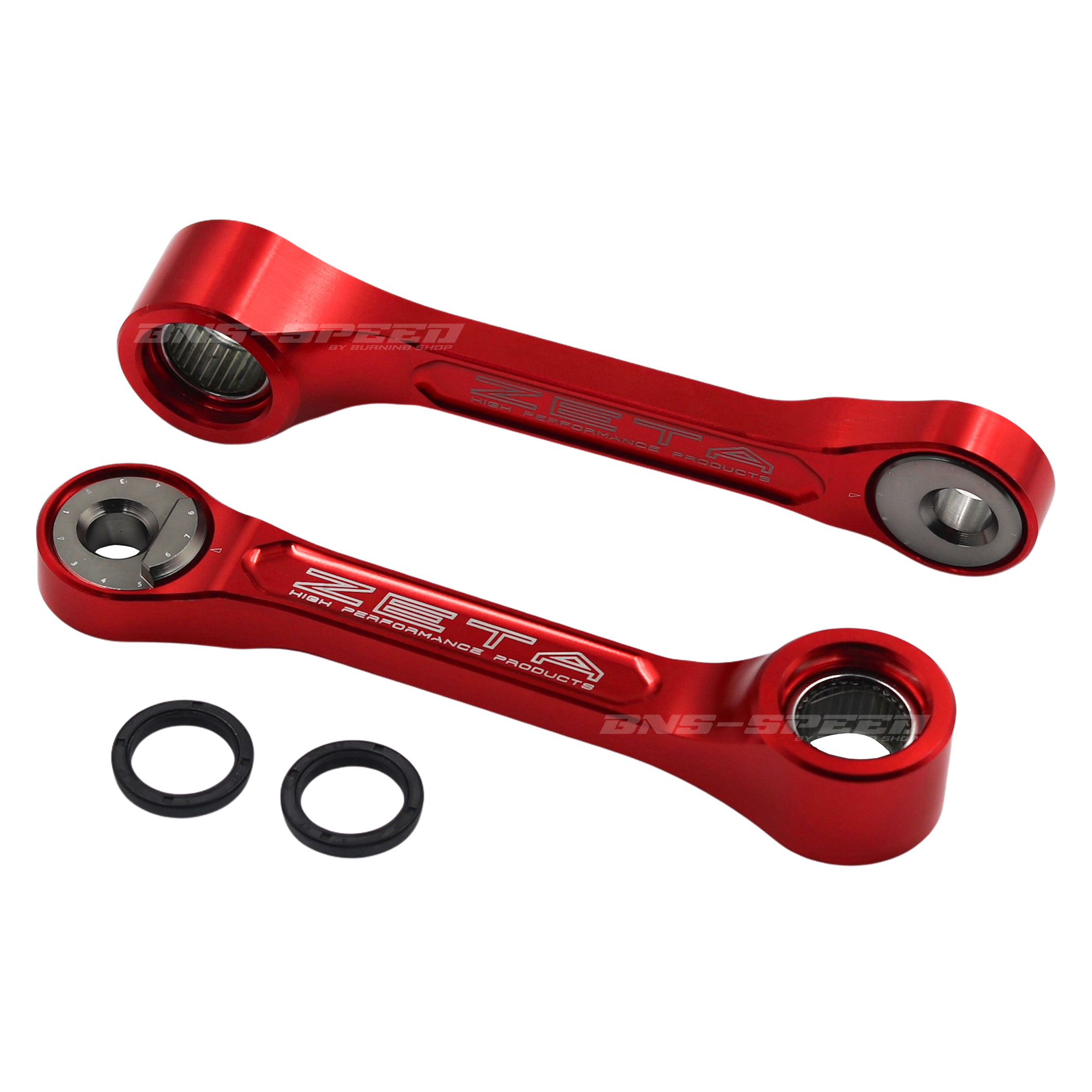 กระเดื่องโหลด/ยก Zeta Adjustable Lowering Link CRF450RL 21-25 , CRF250R/RX 18-25 CRF450R/RX 17-25