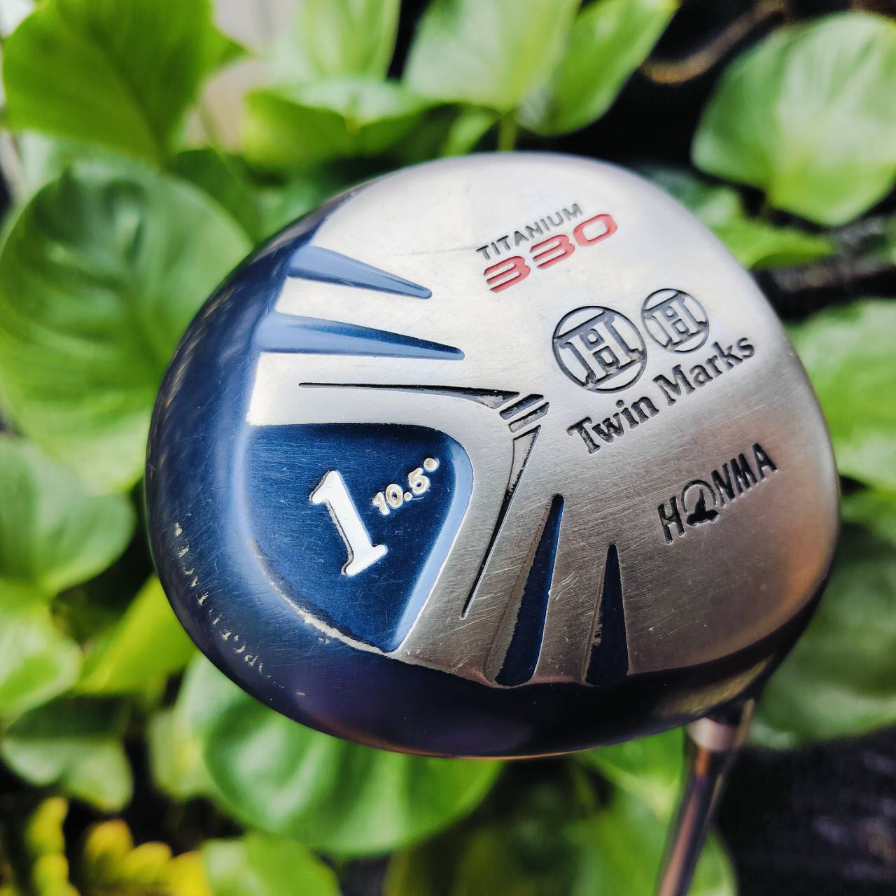 Driver HONMA TWIN MARK วัสดุ TITANIUM สุดพรีเมี่ยม MADE IN JAPAN SAKATA องศา 10.5 ก้าน DORIC TITANIUM ** สองดาว ** FLEX R ไม้กอล์ฟมือสอง ของแท้ By NakaraLuxurious