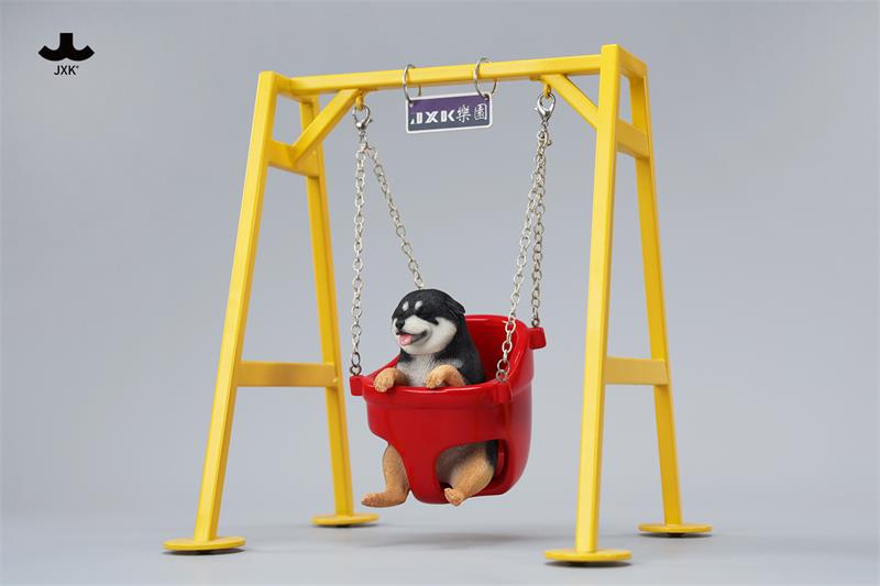 [สั่งจอง]JXK 1/6 : Shiba Inu Figurine on The Swing