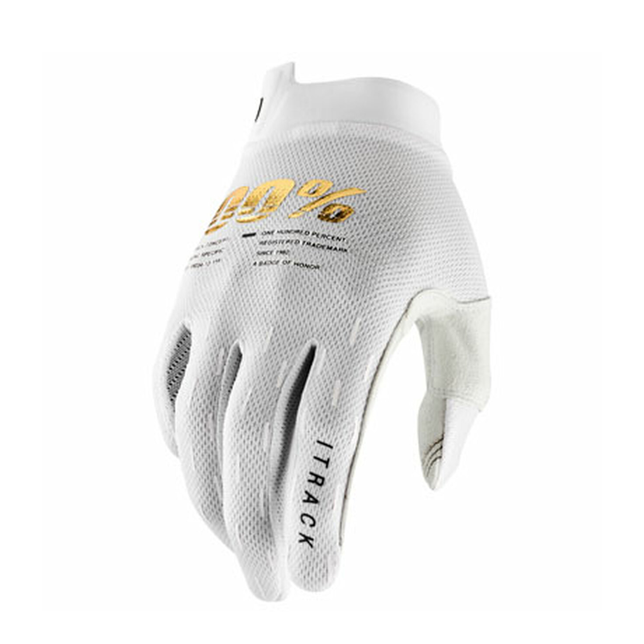 ถุงมือ 100% Itrack 2023 - White