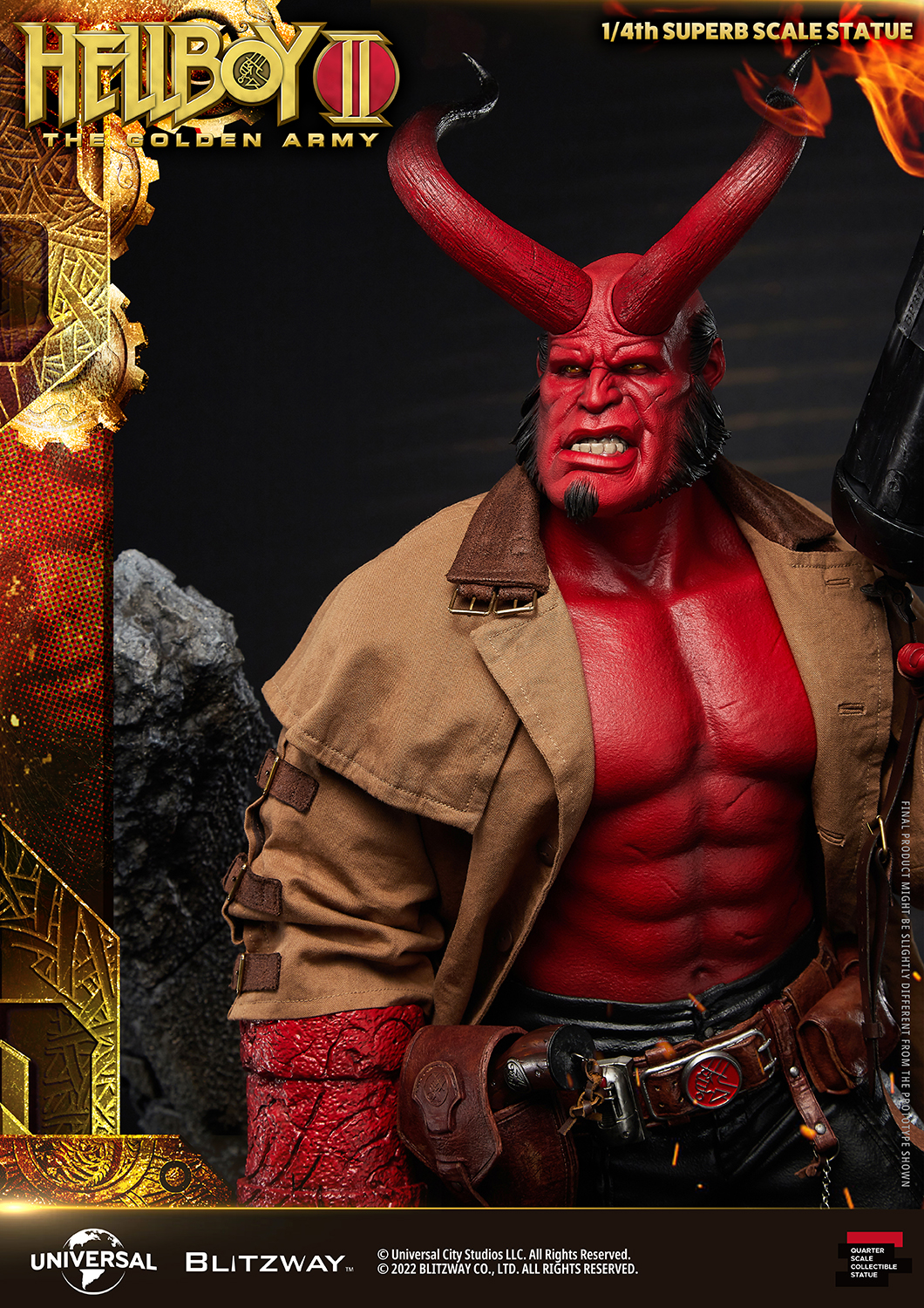 [สั่งจอง] Blitzway BW-SS-21301 1/4 : HELLBOY II - THE GOLDEN ARMY
