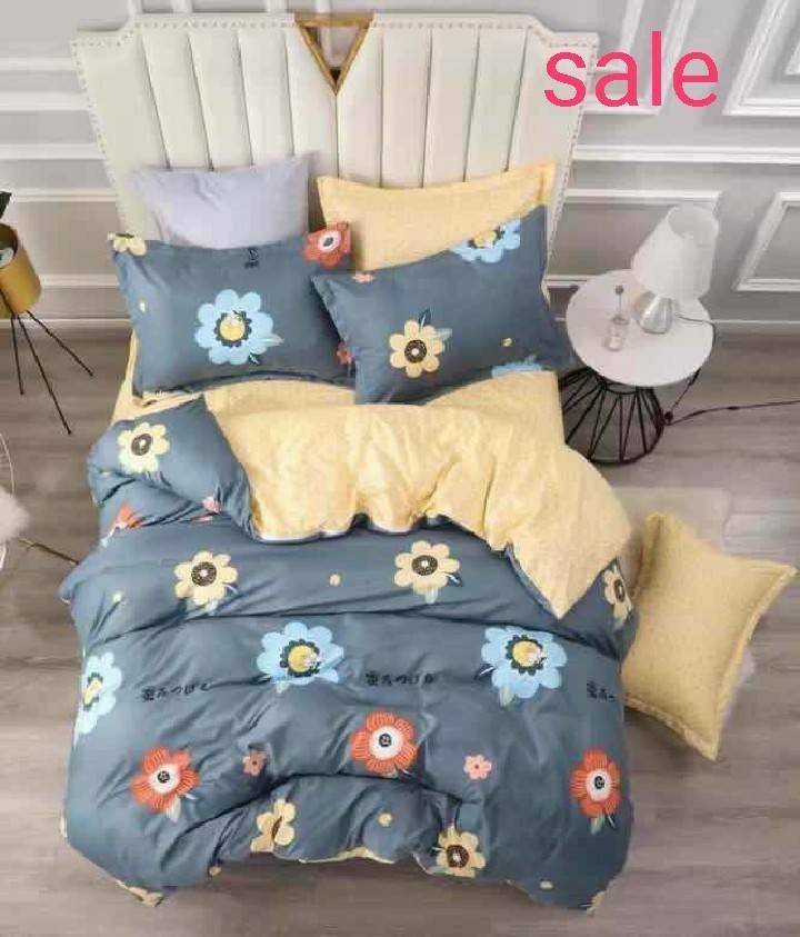 ❀✿พิเศษสุดๆลดราคา💥ชุดเครื่องนอนครบเซ็ต+ผ้านวม#ลายดอกไม้#โทนสีฟ้าsocute✿❀#Minimalstyle