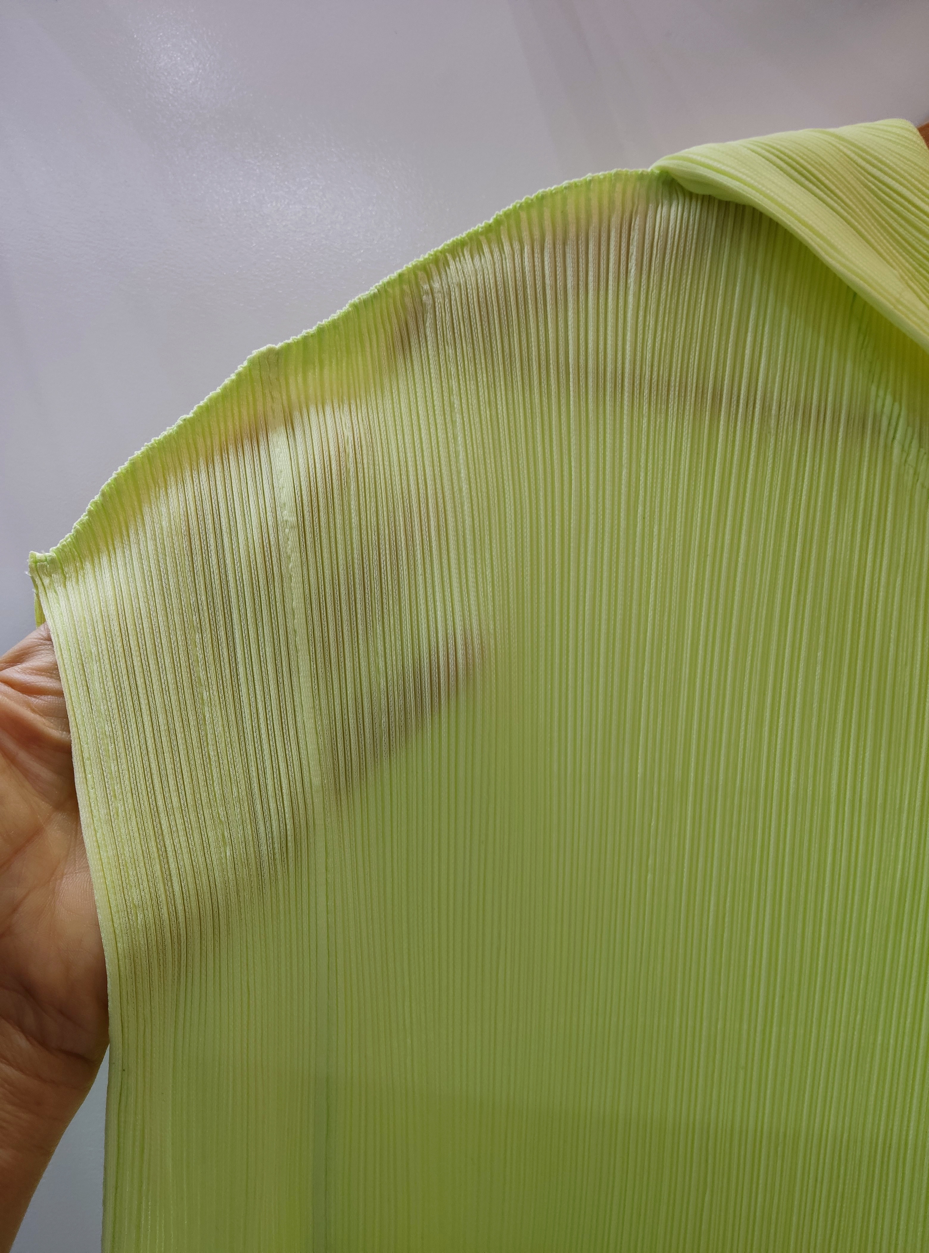 2MUAY รุ่น GJO10546 เสื้ออัดพลีท SHORT SLEEVE PLEATED HOODED PLEATED TOP 10 สี FREE SIZE