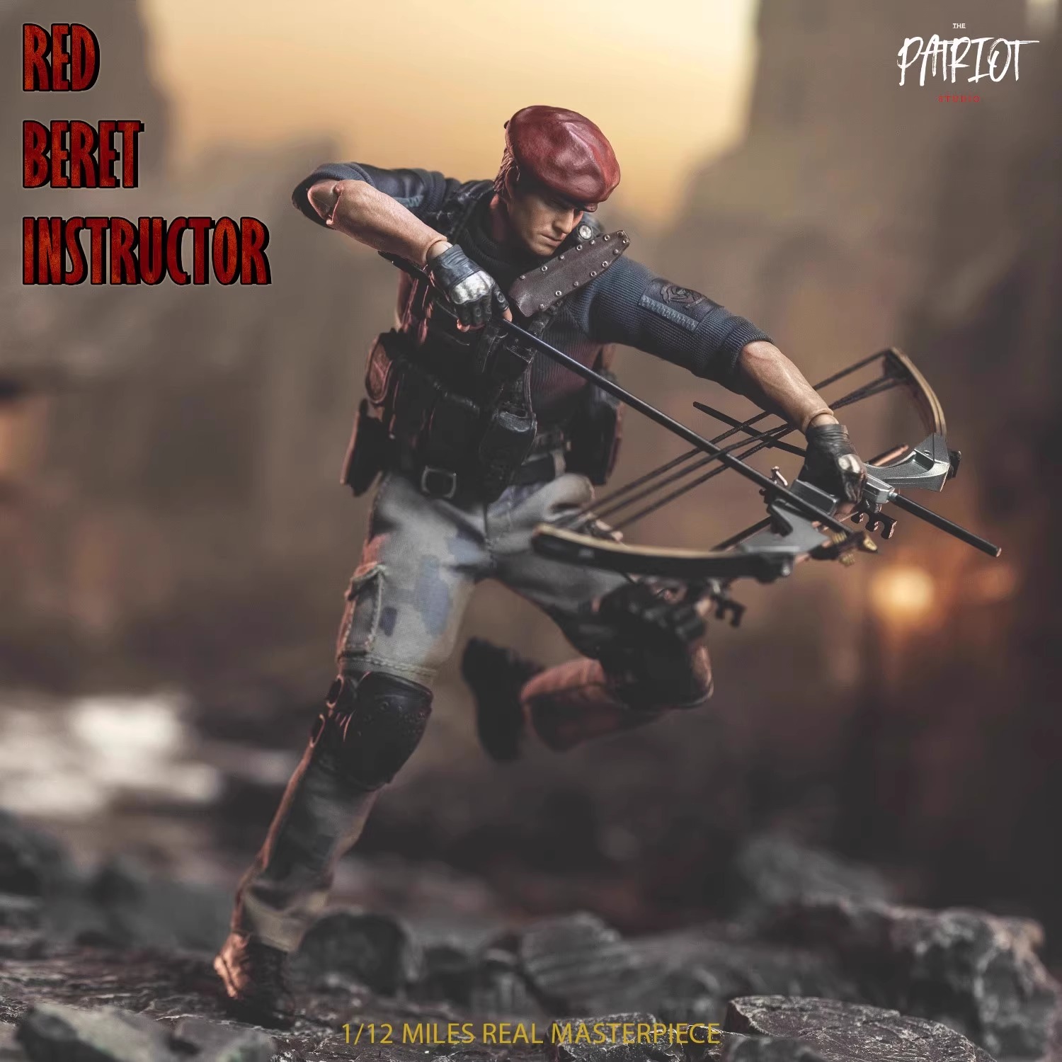 [สั่งจอง] Patriot Studio PA017 1/12 : Red Beret Instructor Type-A