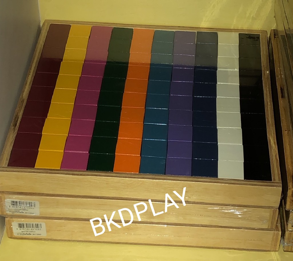 ลูกบาศก์สร้างสรรค์ 100 ก้อน ก้อนไม้ 10สี บล็อคไม้ ลูกบาศก์ไม้ วัสดุสีปลอดภัย บล็อกไม้สี่เหลี่ยม , กระตุ้นพัฒนาการ, ของเล่นไม้, ของเล่นเสริมพัฒนาการ, ของเล่นเด็กอนุบาล, สื่อการสอนเด็กอนุบาล