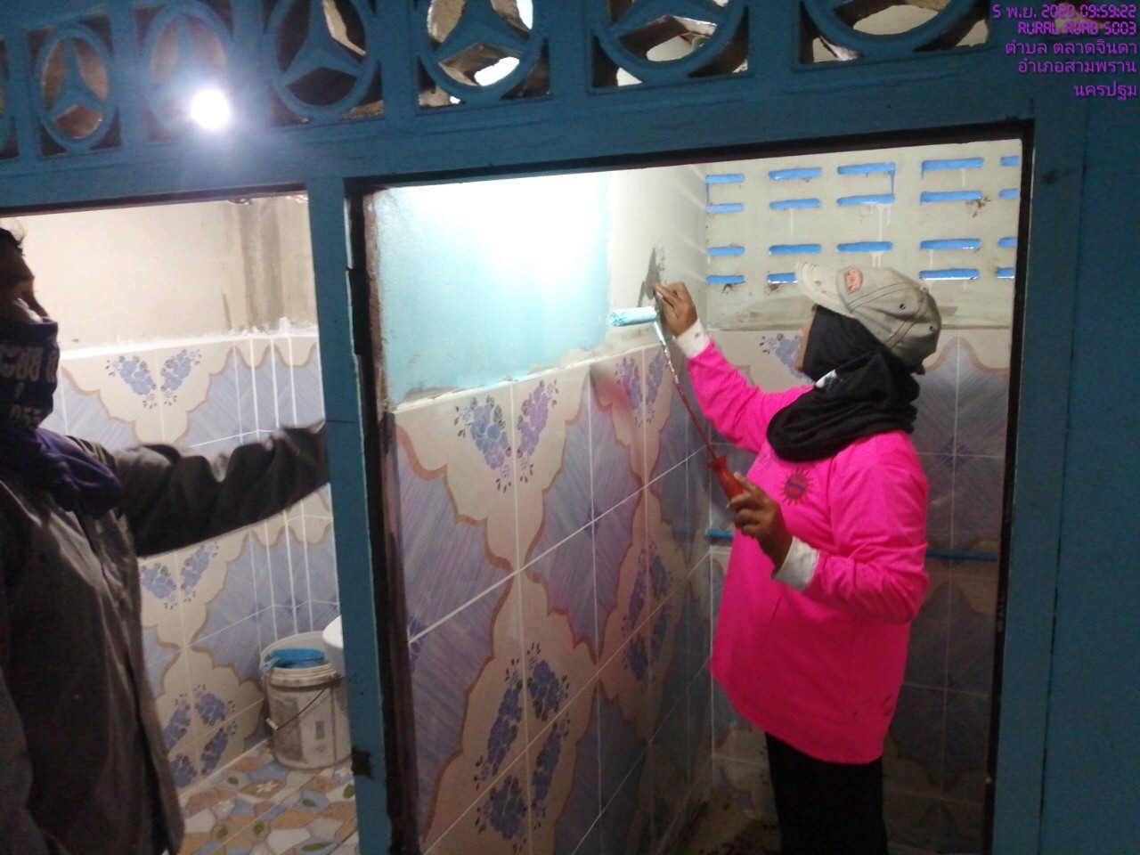 ปรับปรุงบ้านพักครูโรงเรียนปรีดาราม (สามพราน)