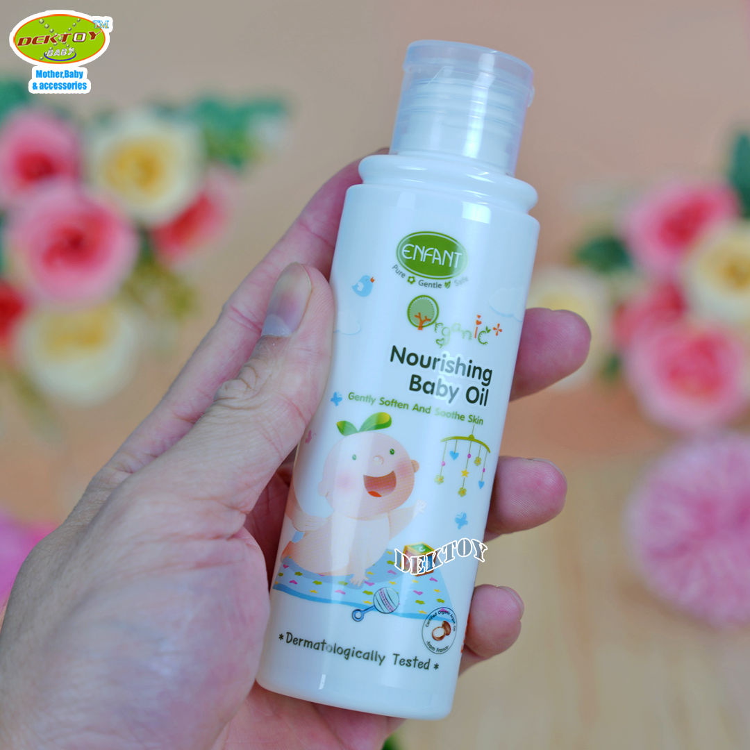 Enfant อองฟองต์ เบบี้ออยล์ ออยล์บำรุงผิวสำหรับเด็ก สูตรอ่อนโยน ปริมาณ 100 มล.