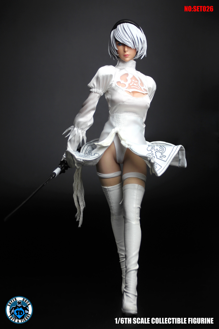 [สั่งจอง] SUPER DUCK SET026 1/6 Cosplay Series - Sexy Mannequin White Suit