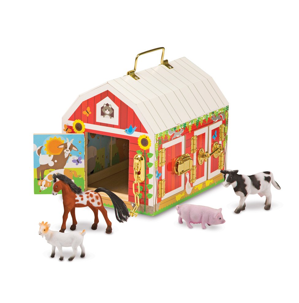 ชุดเล่นฟาร์มเปิดกลอน 5 แบบ Melissa & Doug Latches Barn Unique! รุ่น2564 ของเล่นเสริมพัฒนาการเด็ก