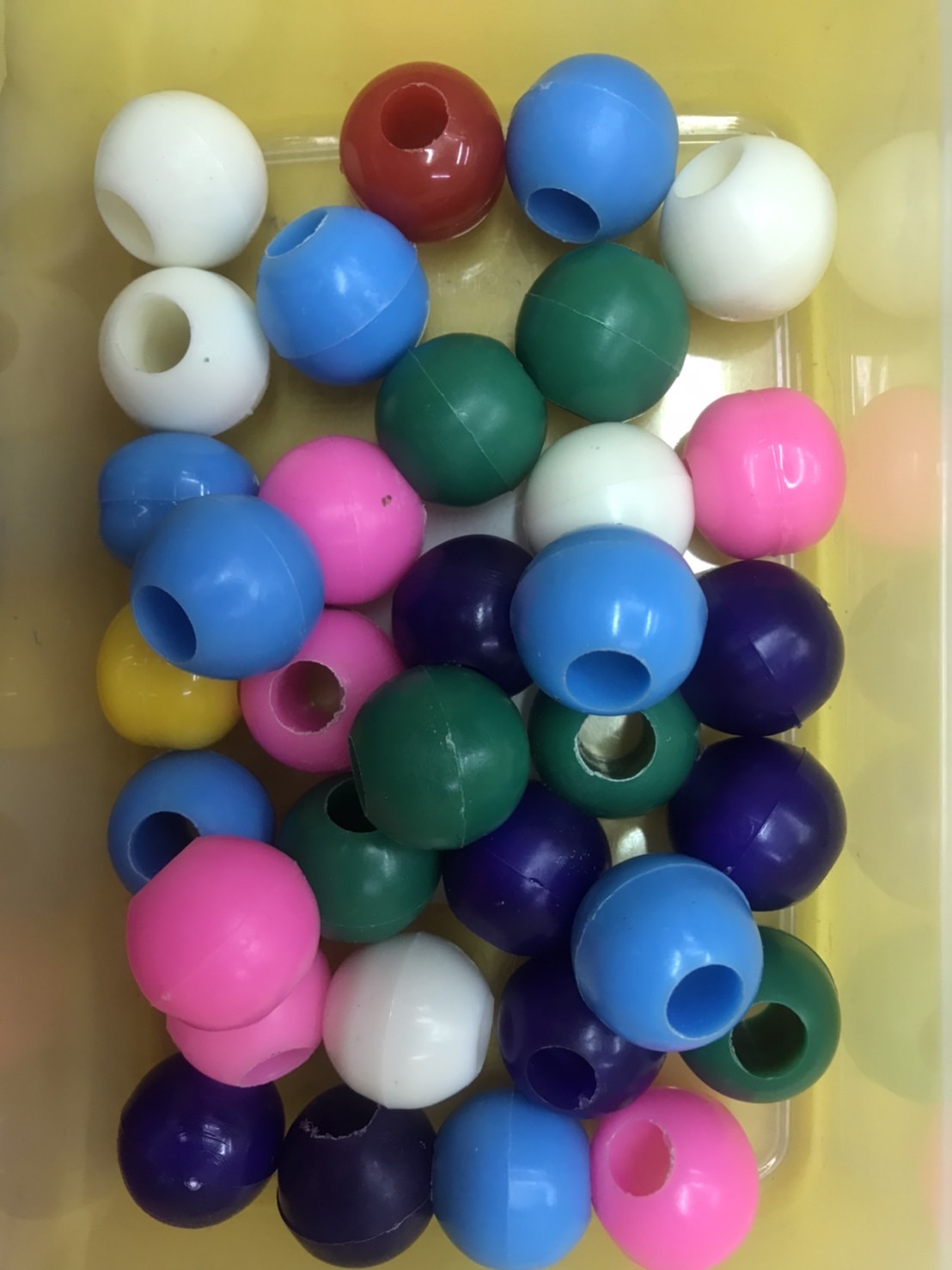 ลูกปัดอนุบาล100 เม็ด, ของเล่นเสริมพัฒนาการ, ของเล่น สื่อการสอนเด็กอนุบาล พร้อมส่ง