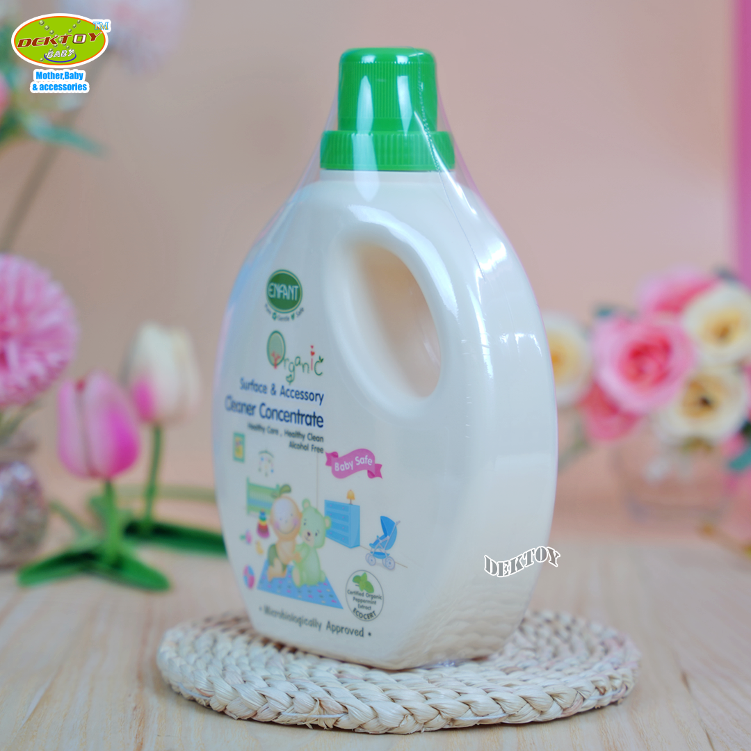 Enfant อองฟอง น้ำยาทำความสะอาดพื้นผิว อุปกรณ์ เครื่องใช้ ของเล่น แผ่นยาง รองคลาน 1000 มล.