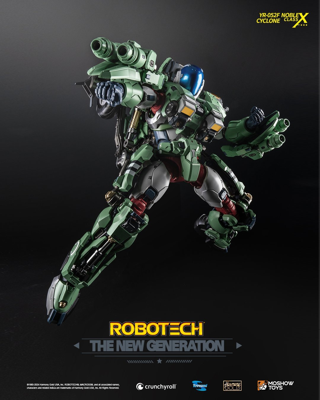 [สั่งจอง]MOSHOW YR-052F NOBLE CLASS X Robotech The New Generation Cyclone Motorcycle