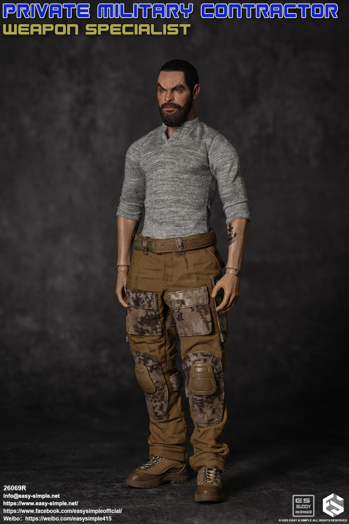 [สั่งจอง] Easy&Simple ES 26069R 1/6 : Private Military Contractor Weapon Specialist