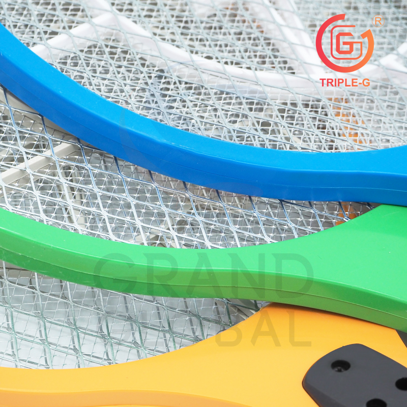 Triple-G | ไม้ตียุง ชาร์จไฟบ้าน Mosquito Beater เซฟตี้ 9 นิ้ว สีส้ม