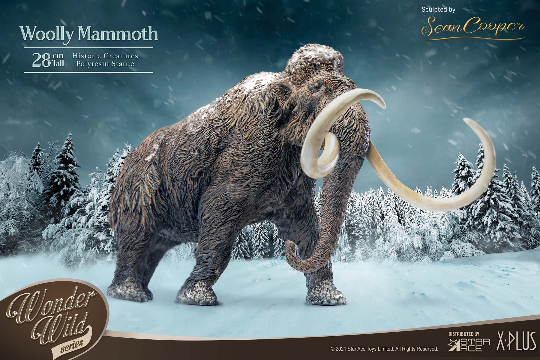 [สั่งจอง]X-Plus / STAR ACE Toys SA5001 : "WONDER WILD" series - Wooly Mammoth Statue