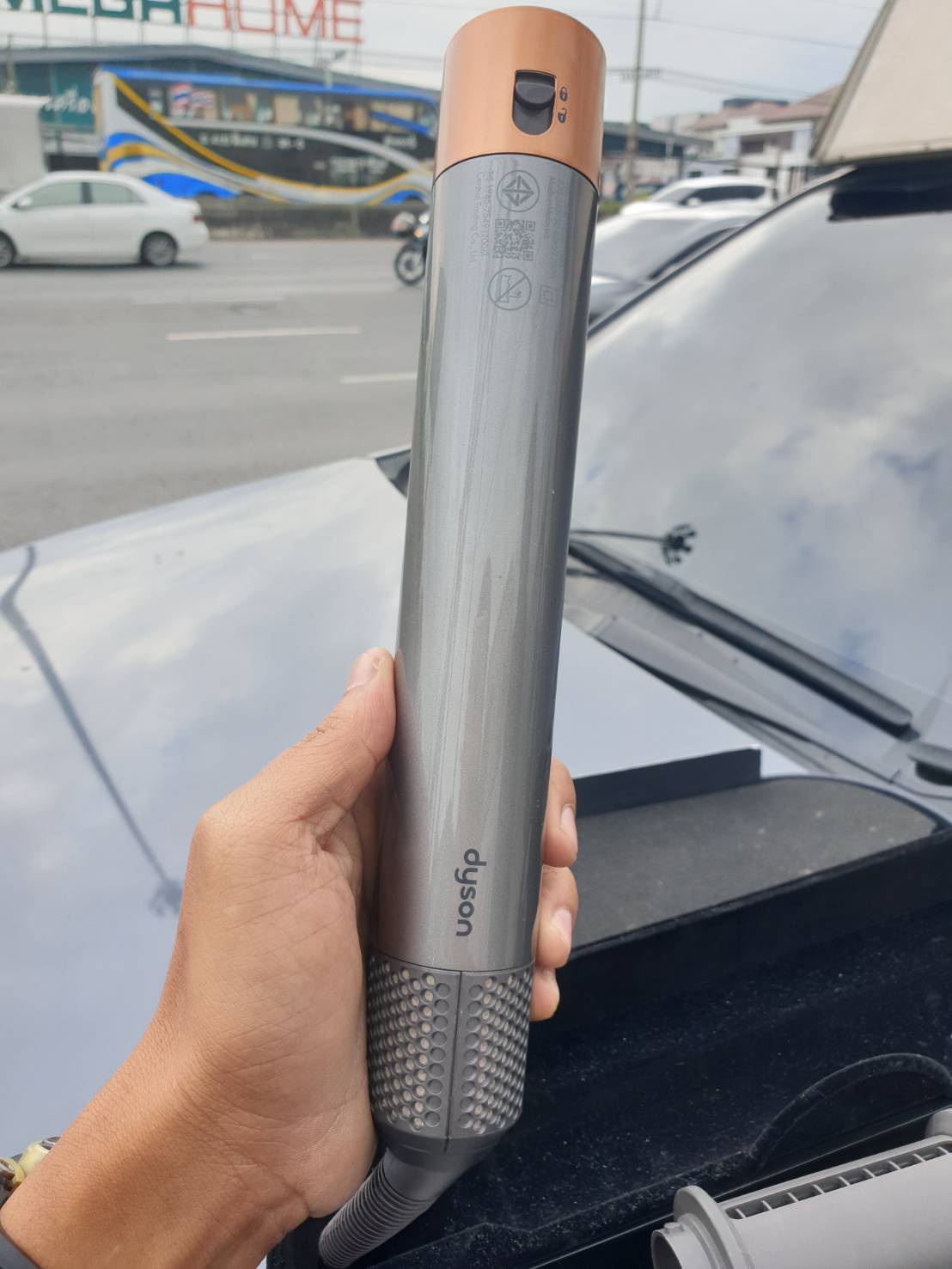 แกนม้วนผม DYSON HS05 AW CP LONG NICKEL