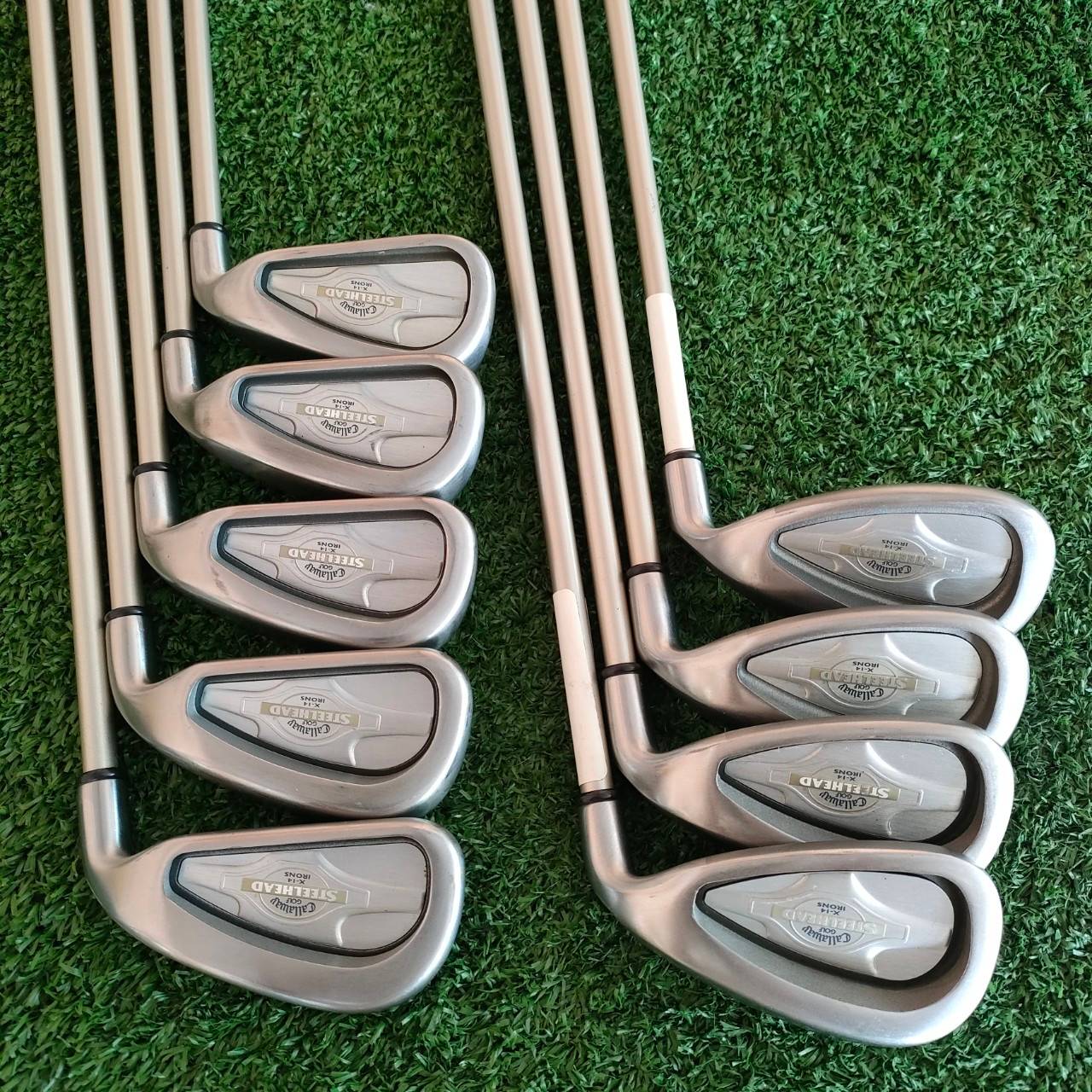 🏌️ **ชุดเหล็กสำหรับผู้หญิง** CALLAWAY STEELHEAD X-14 GEMS มีเหล็ก 3-9 เเละ PW SW FLEX LADY ก้าน BIG BERTHA STEELHEAD X-14 GEMS ไม้กอล์ฟมือสอง ของแท้ BY NakaraLuxurious