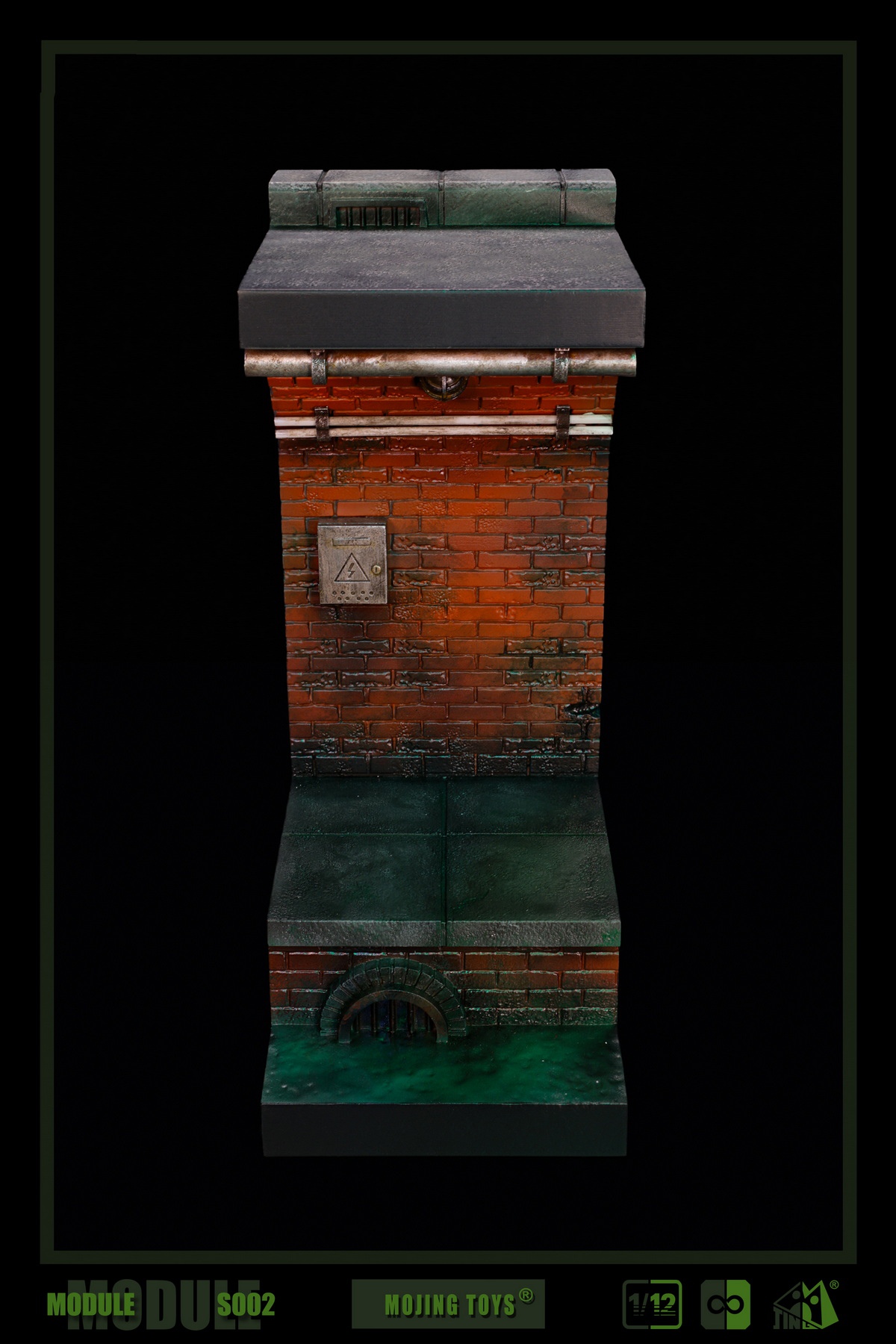 [สั่งจอง] mOjingToys 1/12 Module series American comic sewer DIORAMA BASE