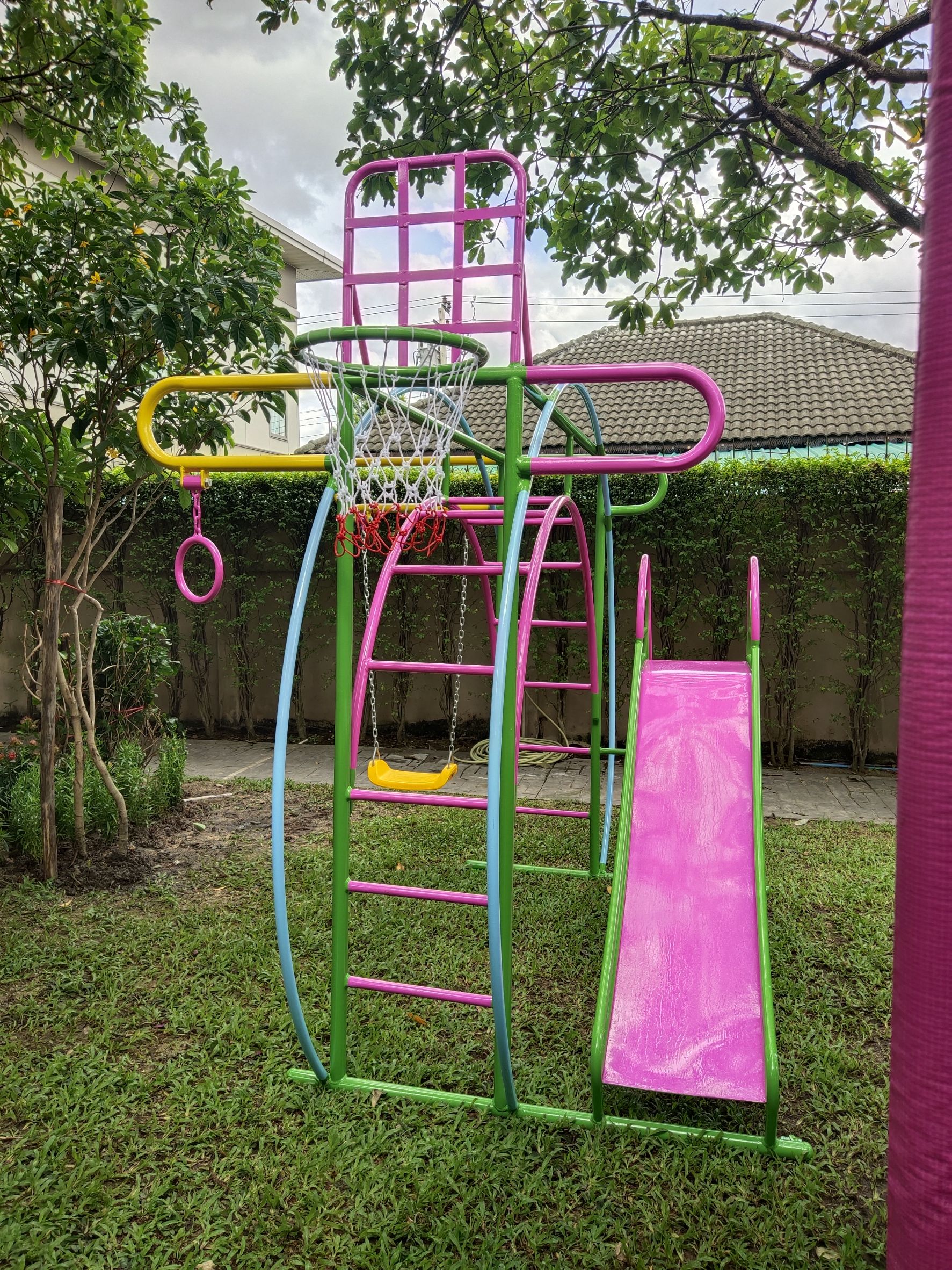 ชุดรวม C เครื่องเล่นสนามกลางแจ้ง เครื่องเล่นสนามเหล็ก,ประกอบด้วยสไลเดอร์ชิงช้าปีนป่ายบาร์โหน OutdoorPlayground,ผลิตเครื่องเล่นสนาม,เครื่องเล่นในสนามเด็กเล่น,เครื่องเล่นงบสพฐ.,ประชารัฐ, ราคาโรงงาน