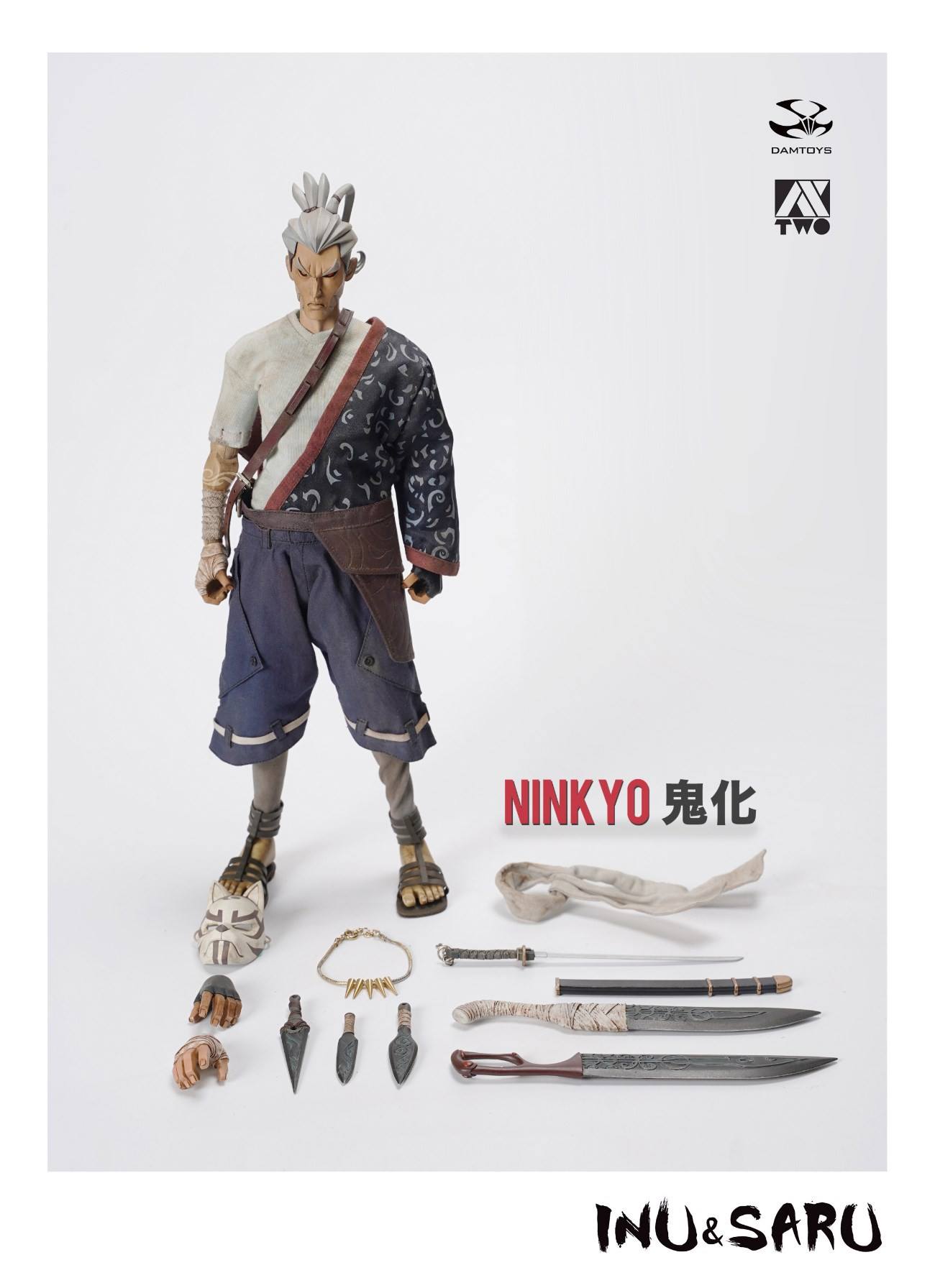 [สั่งจอง]Damtoys X Ax2 1/6 INU & SARU : Ninkyo- Seiji (Oni-ka Ver)