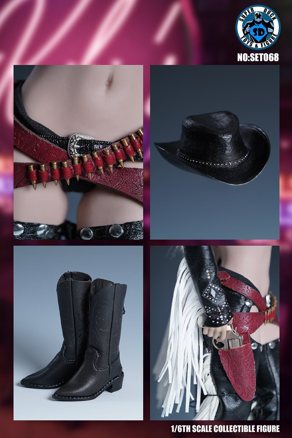 [สั่งจอง]SUPER DUCK SET068 1/6 : Costume Sexy Cowgirl