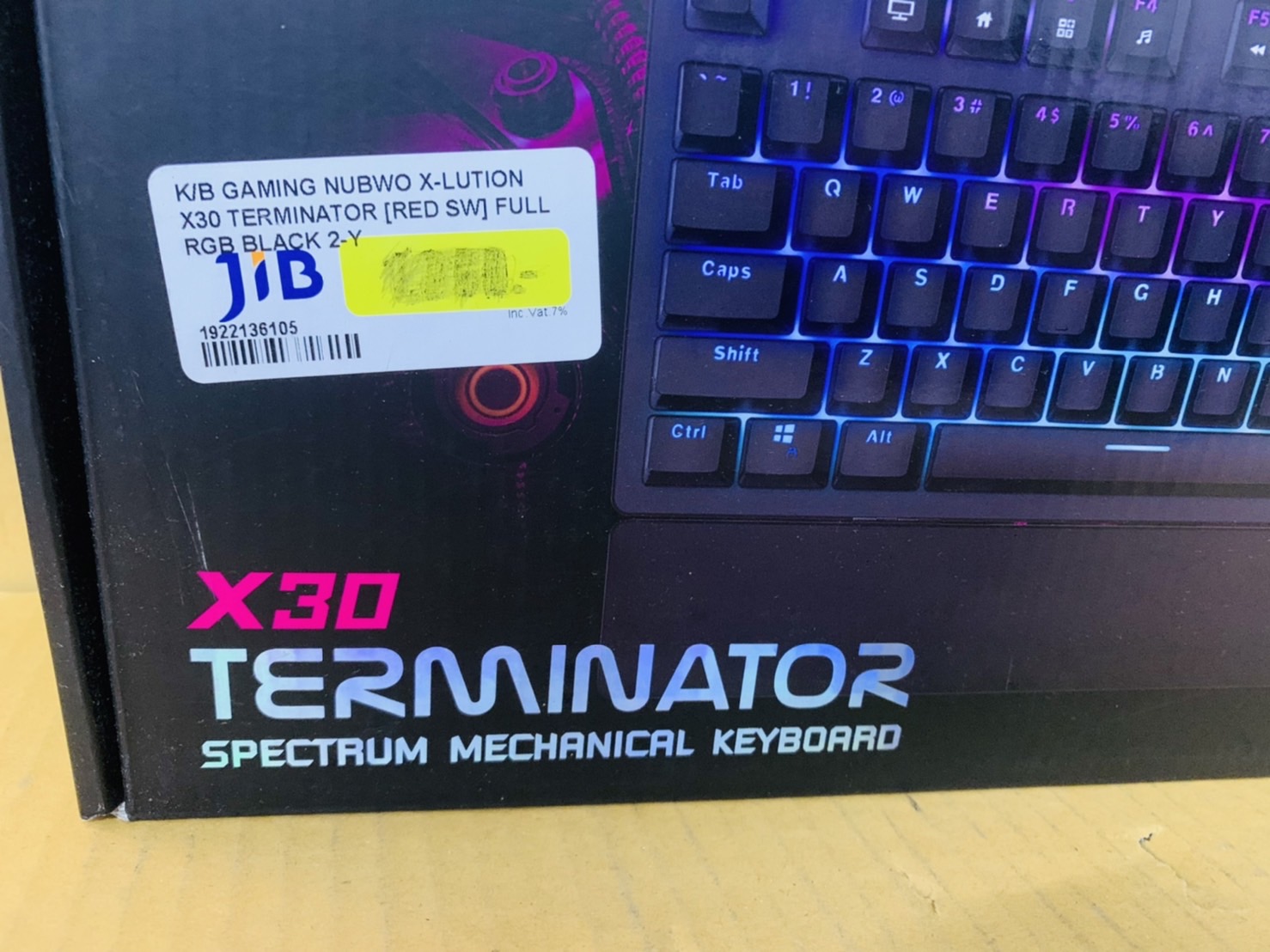 คีย์บอร์ KEYBOARD NUBWO X30 TERMINATOR (OUTEMU BLUE SWITCH) (RGB LED) (EN/TH)