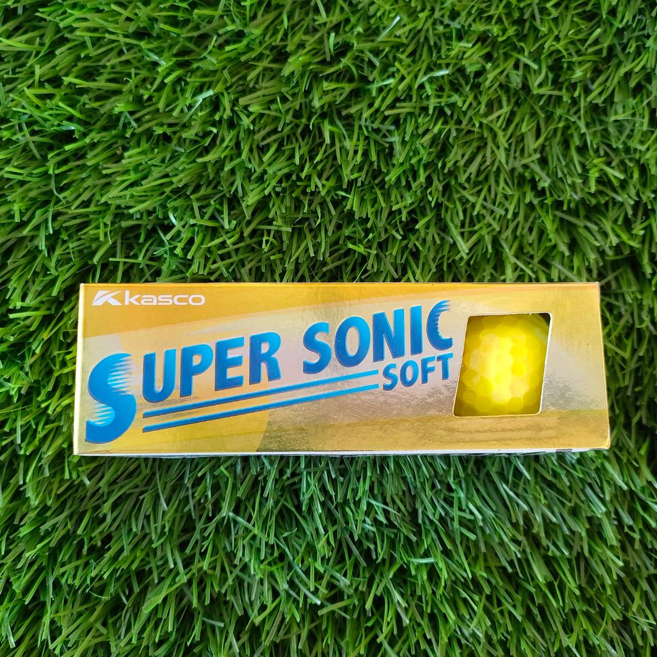 ลูกกอล์ฟ KASCO SUPER SONIC SOFT 1 หลอด มี 3 ลูก ลูกใหม่มือหนึ่ง