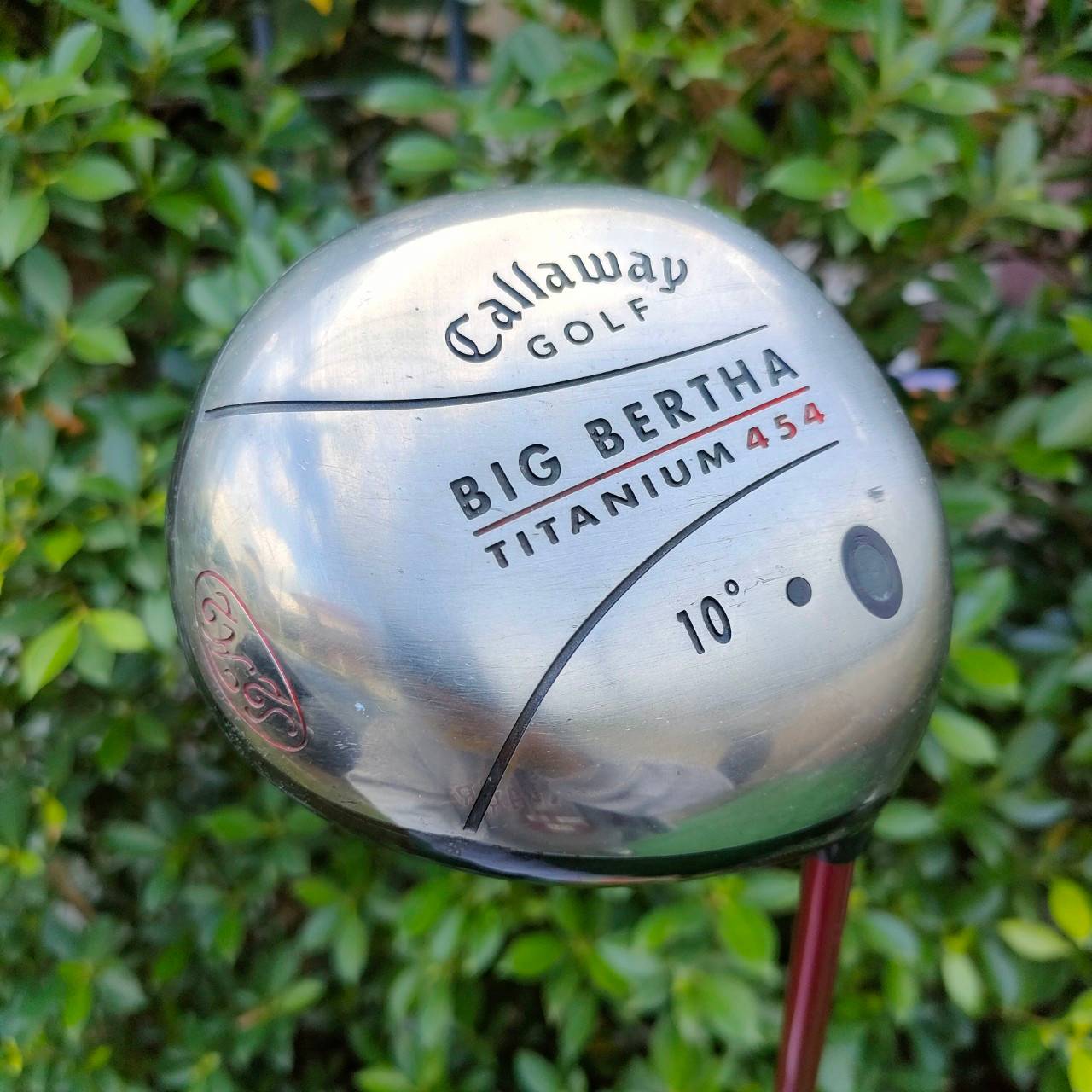 DRIVER CALLAWAY BIG BERTHA TITANIUM 454 องศา 10 ก้าน RCH FLEX R ก้านแบบเจาะทะลุ ได้ฟีลลิ่งดีครับ