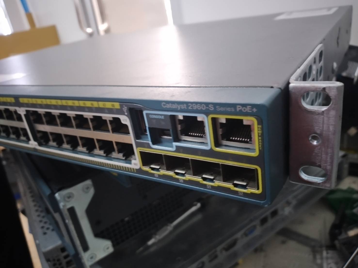 CISCO WS-C2960S-48LPS-L V03 48-PORT PoE NETWORK SWITCH