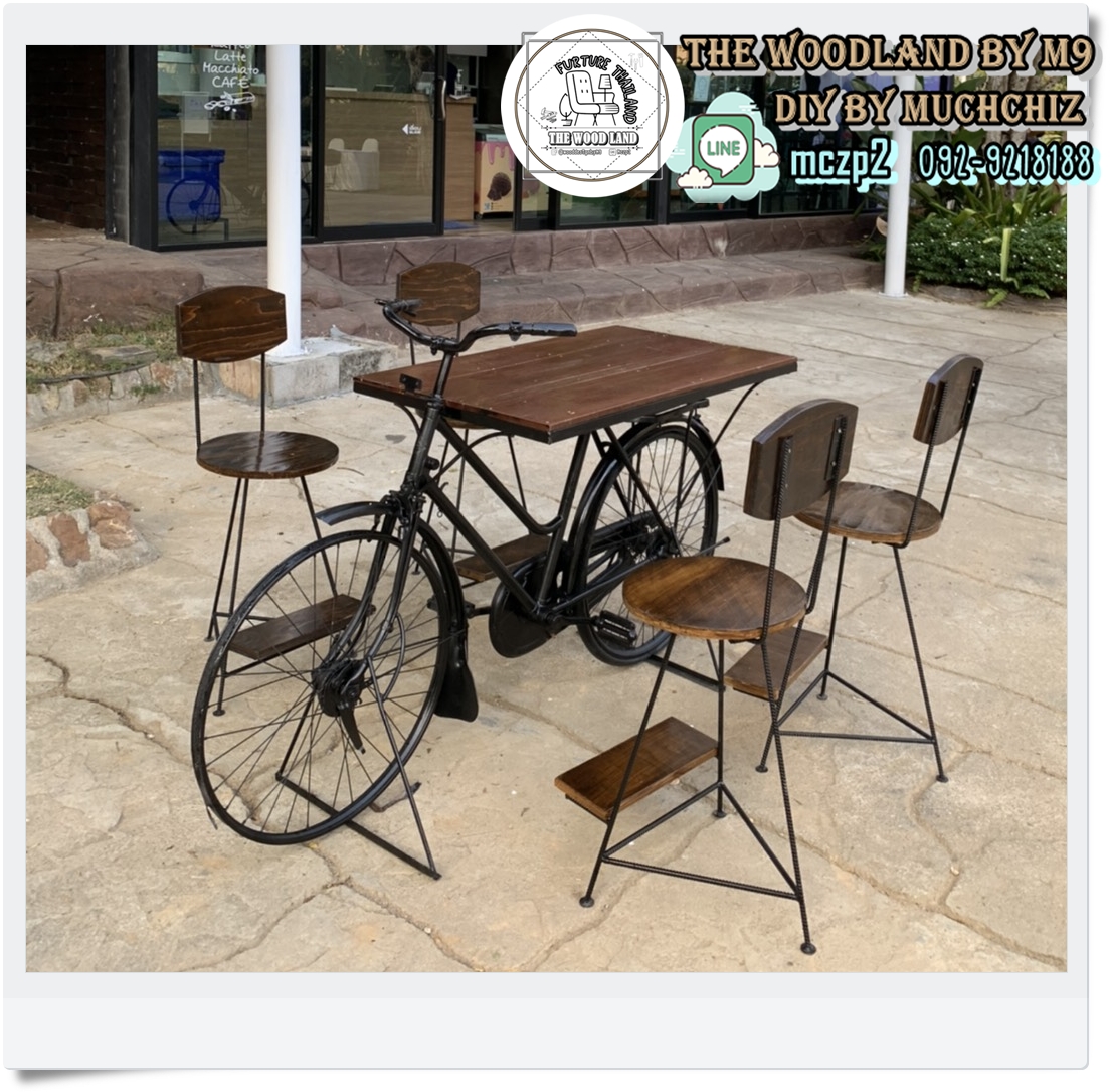 #BICYCLE Design#เฟอร์นิเจอร์จักรยานวินเทจ #เฟอร์นิเจอร์ตกแต่งร้านกาแฟ
