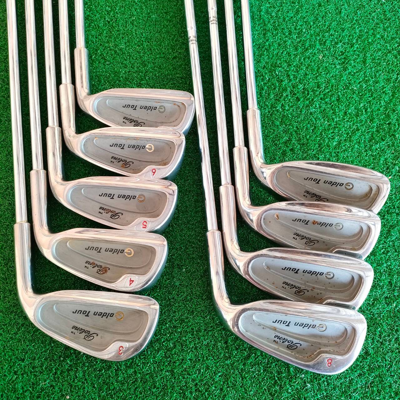 ชุดเหล็ก GOLDEN TOUR มีเหล็ก 3-9 PW SW ก้าน GOLDEN TOUR สภาพสวย เดิมๆครับ