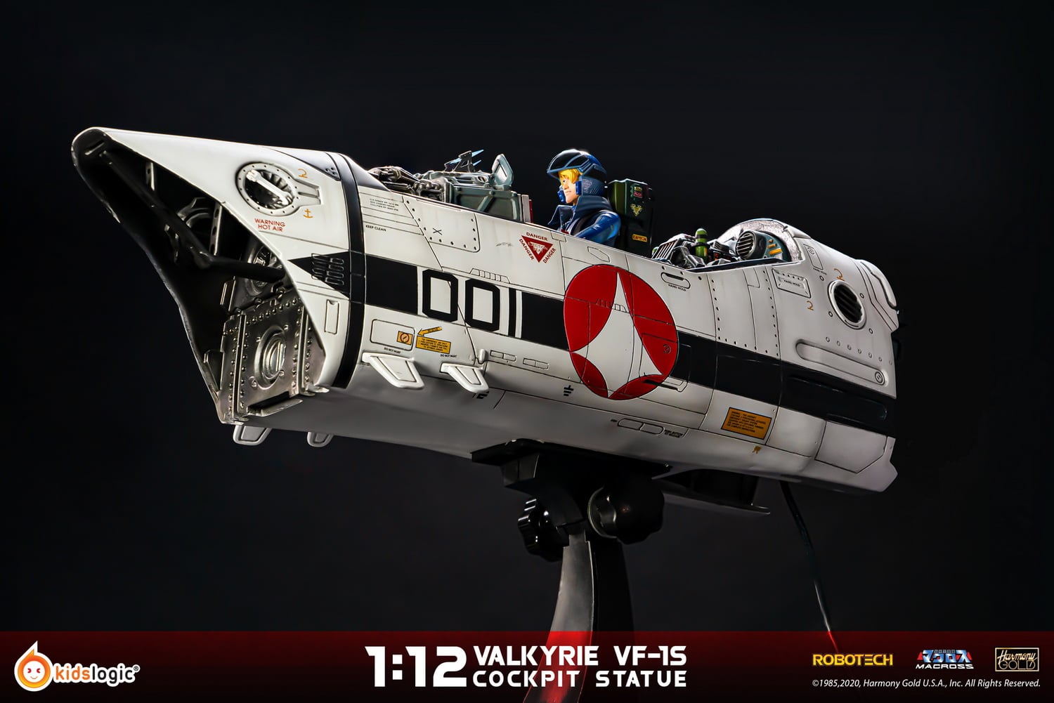 [สั่งจอง]KIDSLOGIC ST18 1/12 : Robotech Macross Valkyrie VF-1S Cockpit Statue Licensed by Harmony Gold USA, Inc