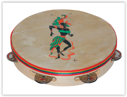 แทมบูรีนไม้ 9" (กลองฉิ่ง),ของเล่นเสริมพัฒนาการ ,ของเล่นเสริมทักษะ,ของเล่นเด็ก, สื่อการสอนอนุบาล