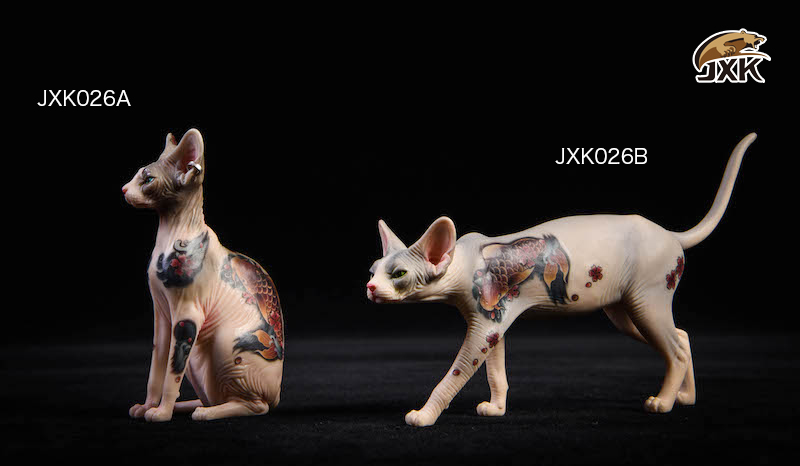 [สั่งจอง]JxK.Studio Jxk026A/b 1/6 Scale Sphynx cat tattoo