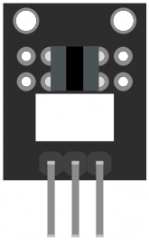 โมดูลวัดความเร็วด้วยแสง Photo Interrupter module KY-010