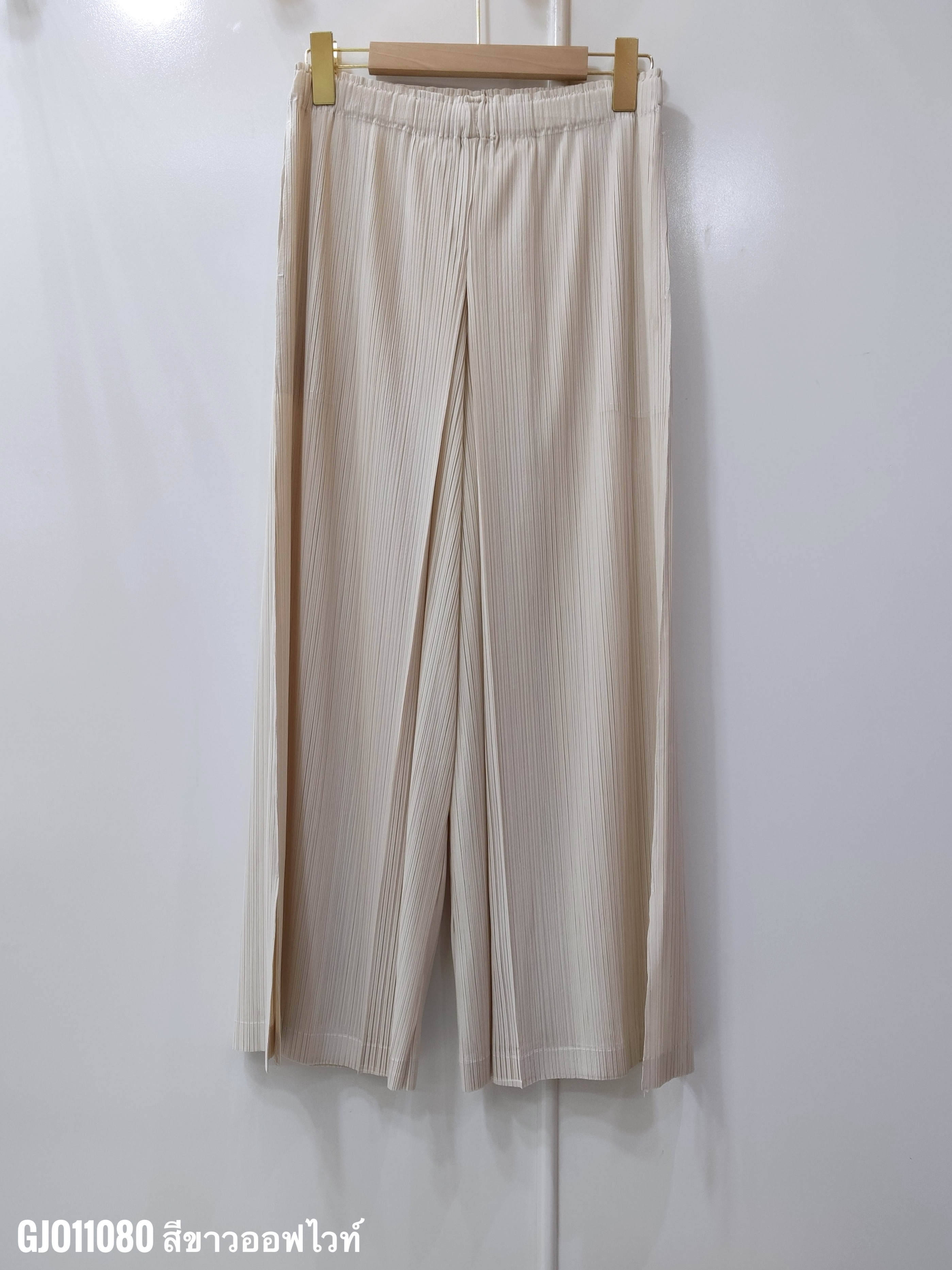 ปรับราคาลง20%!! ยาว 35นิ้ว!! 2MUAY รุ่น GJO11080 กางเกงอัดพลีท CULOTTE WIDE LEG PLEATED PANTS 8 สี FREE SIZE