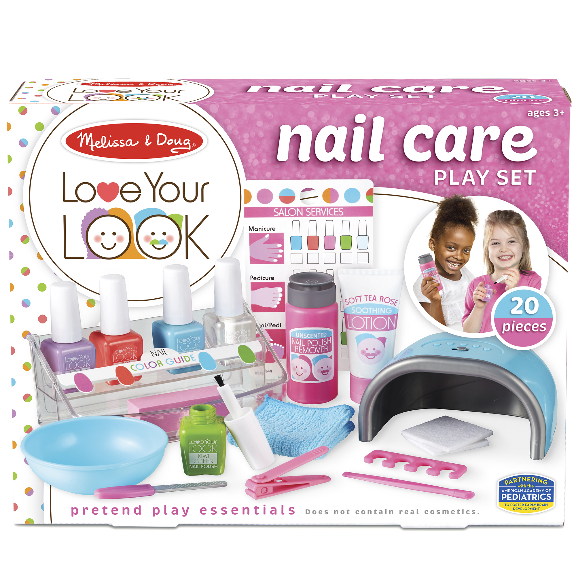 [20 ชิ้น] ชุดอุปกรณ์ทำเล็บ ตกแต่งเล็บ Melissa & Doug Love your Look - Nail Care Play Set รีวิวดีใน Amazon USA ไม่เหมือนใคร ไม่มีสีทาเล็บจริงในชุด