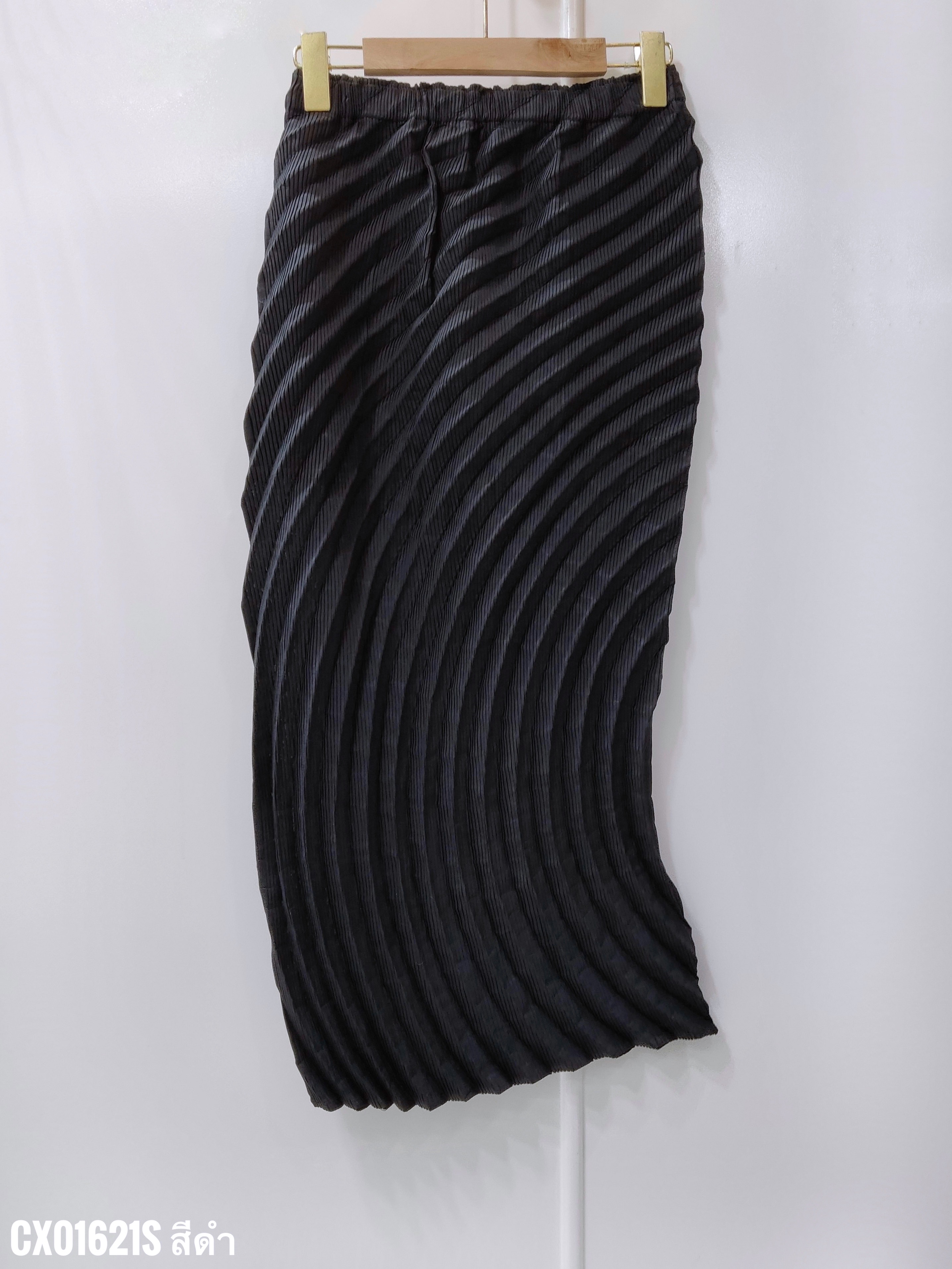 ปรับราคาลง20%!! ยาว 32นิ้ว 2MUAY รุ่น CX01621S กระโปรงอัดพลีทคุณภาพ PENCIL CIRCLE PLEATED SKIRT 4 สี FREE SIZE